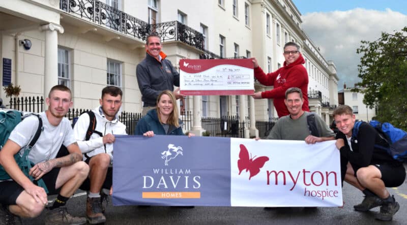 Hospice charity helped by housebuilder