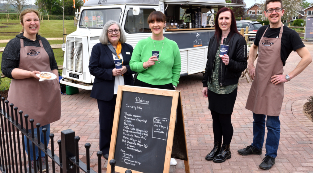 A coffee van called Henri, which has appeared on TV makes a special appearance at William Davis event.
